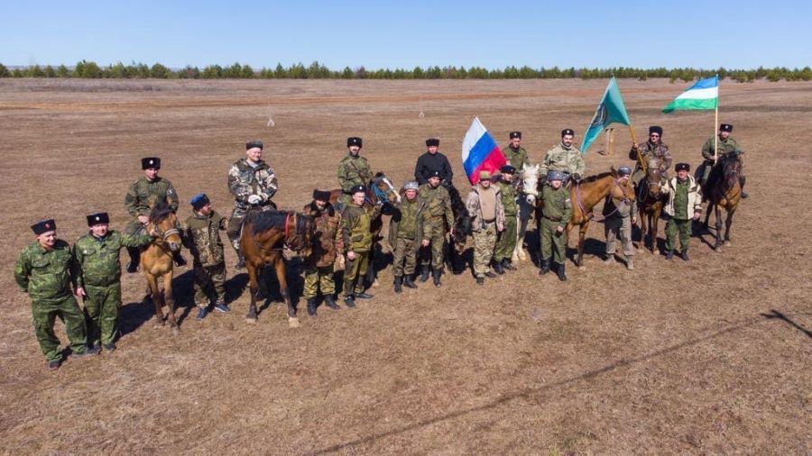 Казаки в Башкирии провели учебную тренировку в память о героях спецоперации Казаки в Башкирии провели учебную тренировку в память о героях спецоперации