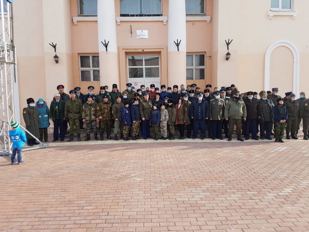 Тугулымские казаки провели очередной круг и строевой смотр 
