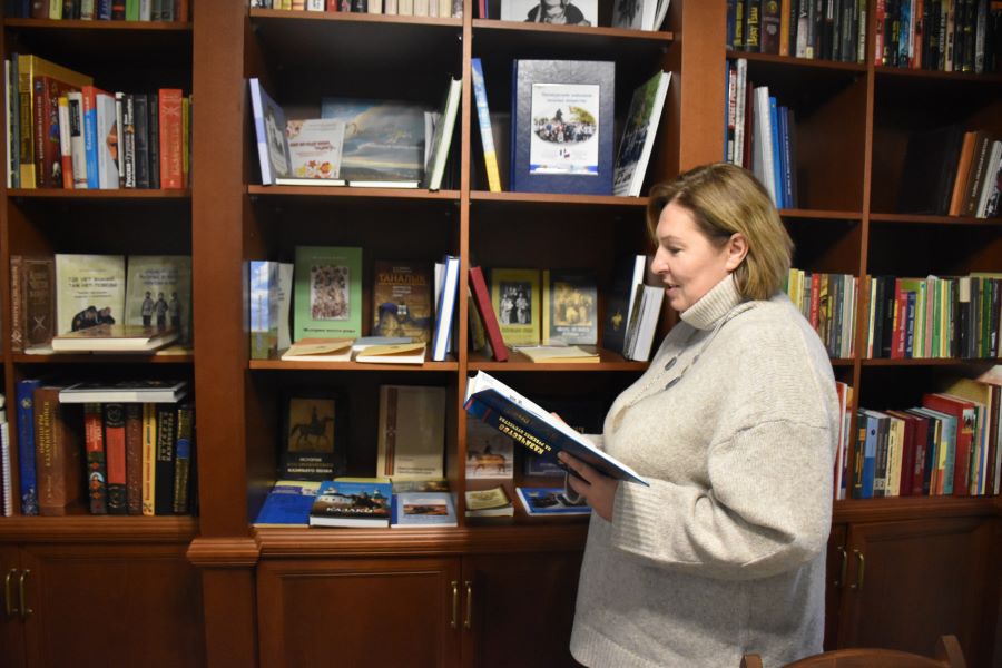 В библиотеке при штабе войска появились новые книги