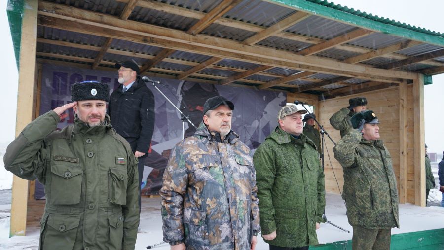 Атаман Первого отдела побывал в лагере для мобилизованных