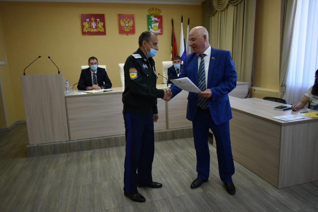 Администрация Тавдинского городского округа поблагодарила казаков за проведение мероприятий ко Дню Победы 