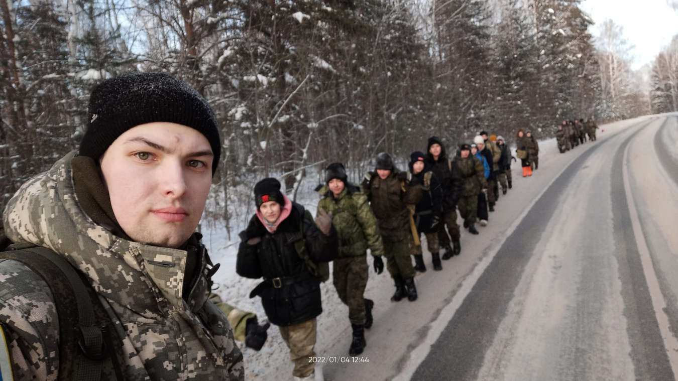 Казак хутора «Уральский» организовал сборы юнармейских отрядов под Екатеринбургом 