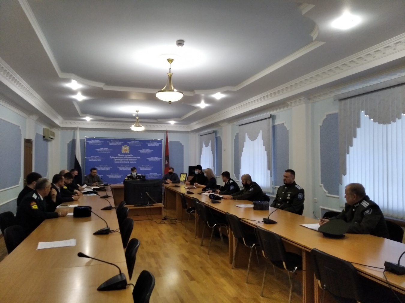 Совет атаманов Первого отдела Оренбургского казачьего войска проведен в удаленном формате