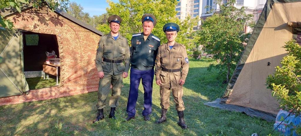 Казаки Оренбургского казачьего войска несли службу в период проведения Царских дней в Екатеринбурге