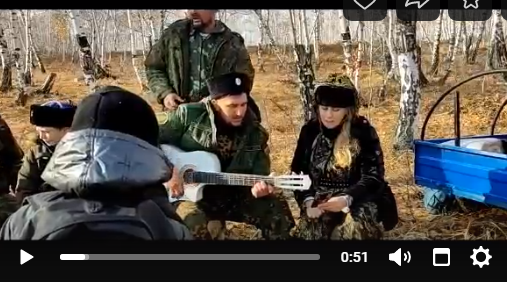 Видеосюжет о полевом выходе казаков и казачат станицы «Березинская и Тарутинская»