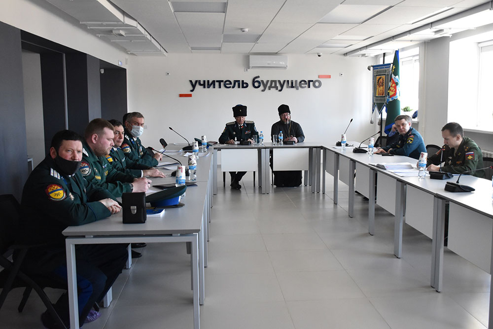 Ежегодный круг Оренбургского казачьего войска прошел в режиме видеоконференцсвязи Ежегодный круг Оренбургского казачьего войска прошел в режиме видеоконференцсвязи