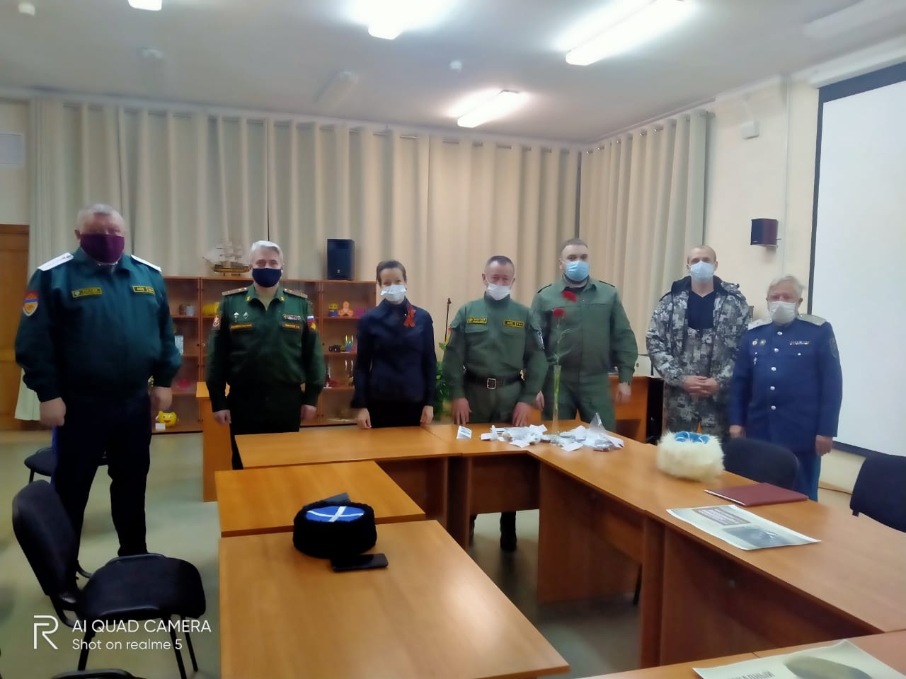 Казаки хутора «Обережный» приняли участие во всероссийской акции памяти «Блокадный хлеб»
