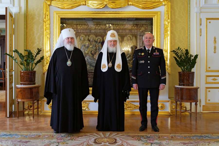 Святейший Патриарх поддержал начинания Всероссийского атамана