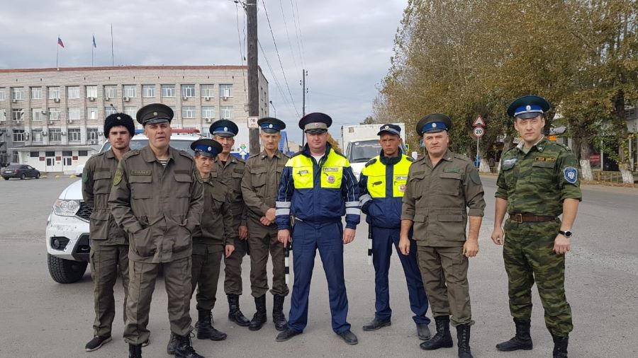 Казаки участвовали в охране общественного порядка на «Кроссе Нации»