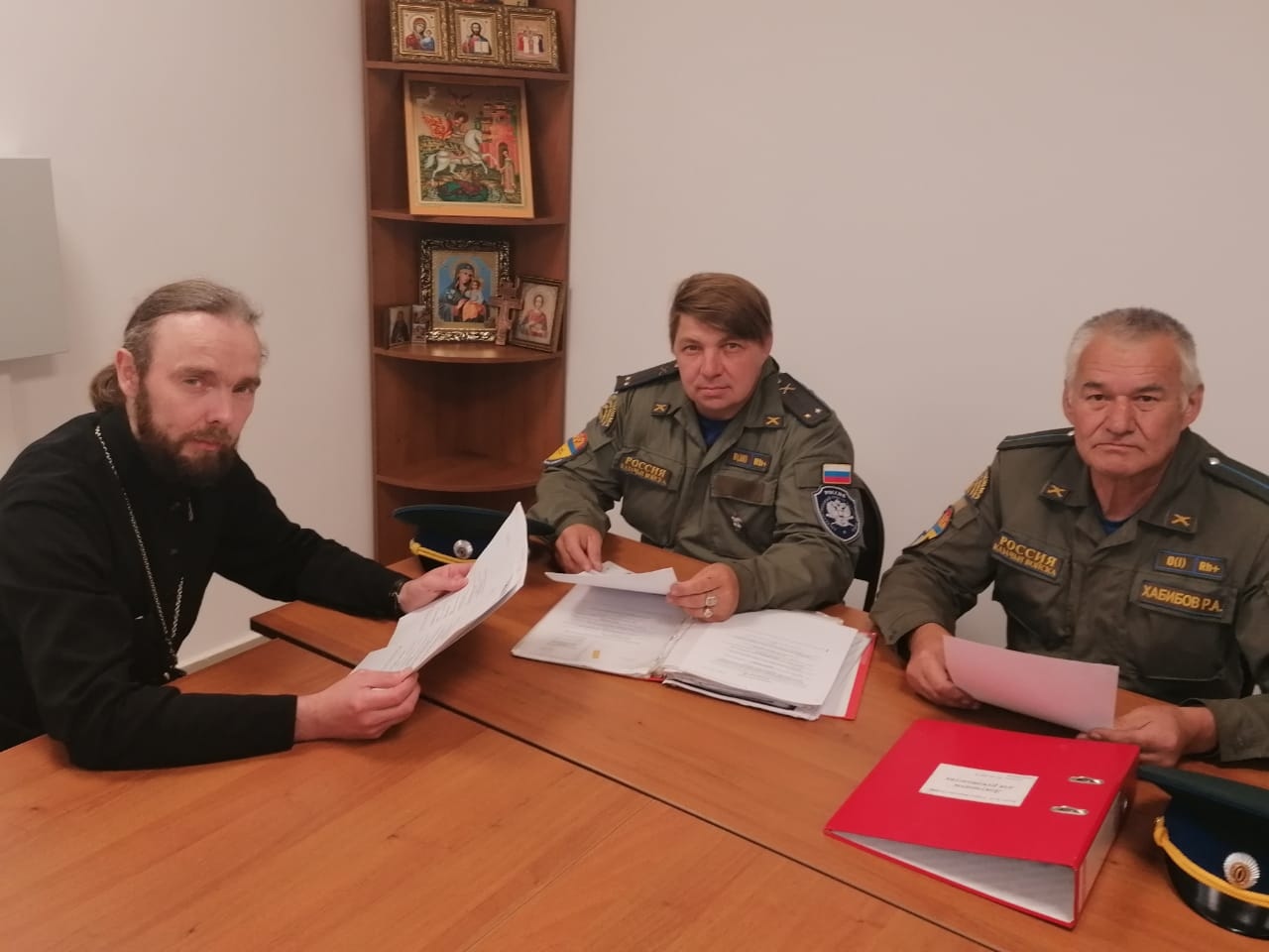 У казаков города Верхняя Пышма открылся штаб в храме св. прав. Иоакима и Анны