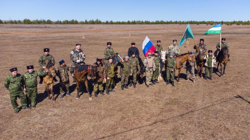 Казаки в Башкирии провели учебную тренировку в память о героях спецоперации