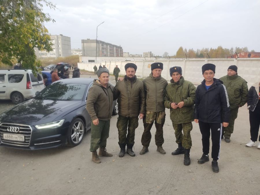 Благодаря казакам в городе Камышлове налажен сбор вещей для поддержки мобилизованных