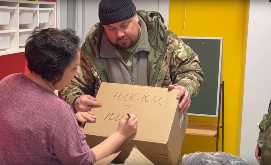 Как налажена отправка гумпомощи у челябинских казаков