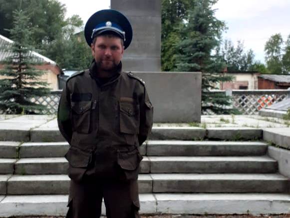 Оренбургские казаки обеспечили охрану обелиска в честь дня Победы в Великой Отечественной войне 