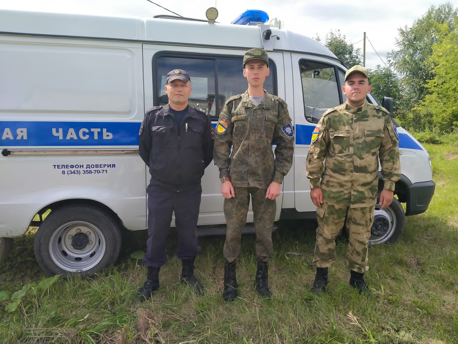 Невьянские казаки продолжают нести госслужбу