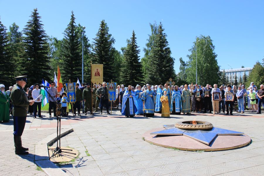 В городе Башкирии казаки организовали митинг в поддержку спецоперации В городе Башкирии казаки организовали митинг в поддержку спецоперации