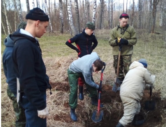 Первая находка златоустовского поискового отряда