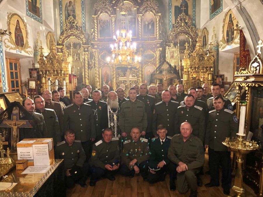 Казаки станицы «Пышминская» собрались на расширенном правлении в храме в селе Савино Казаки станицы «Пышминская» собрались на расширенном правлении в храме в селе Савино